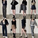 K style Korean fashion outfit ideas neutral tones layering style