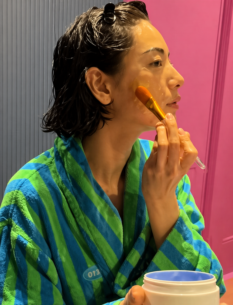 Nana Im Jin-ah favorite skincare products rice mask wash off