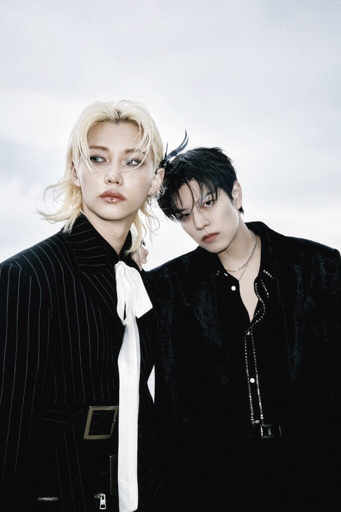 Felix from Stray Kids showing natural skin and freckles