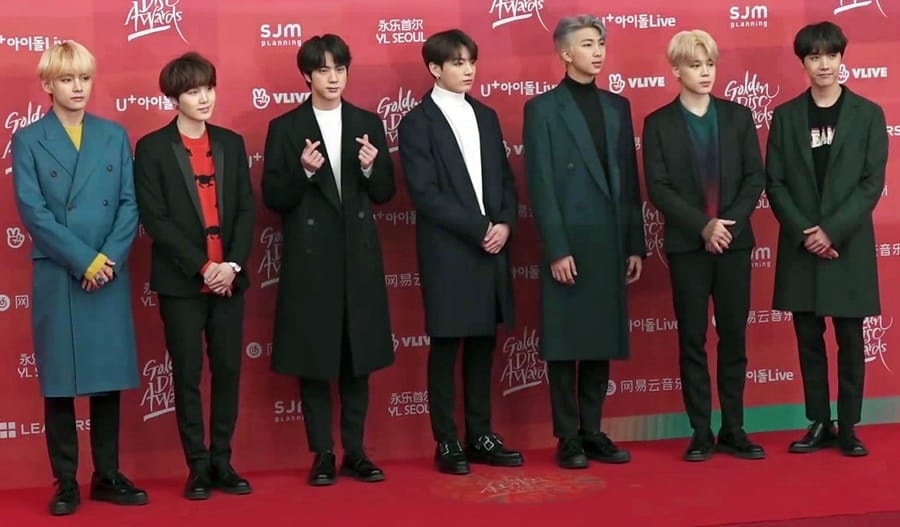BTS during their global stadium era in 2019.