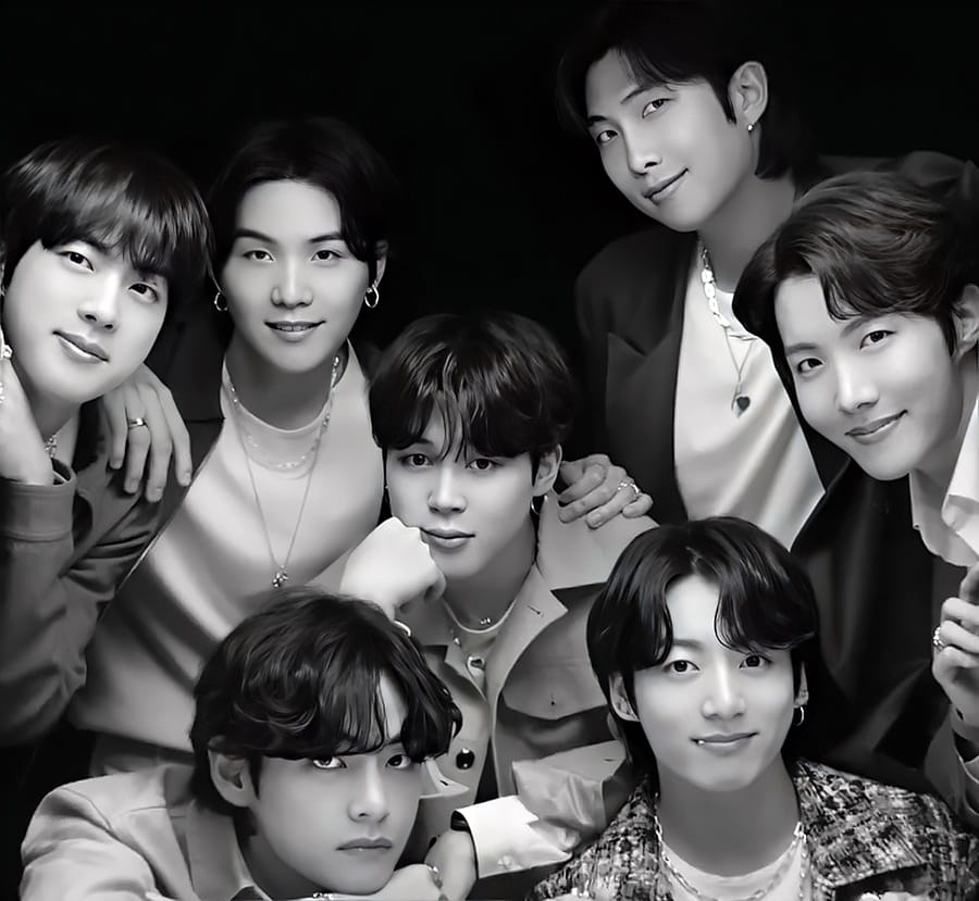BTS during their 2022 Proof era before entering a new chapter of solo work and military service.