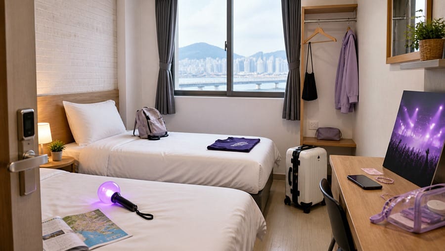 Affordable lodging in Busan for international BTS ARMY concert travelers