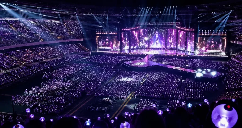BTS Busan Concert 2026 purple stadium crowd atmosphere for foreign ARMY