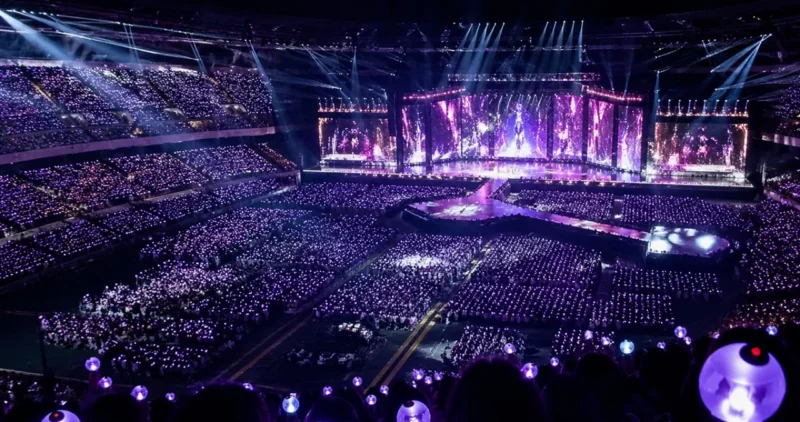 BTS Busan Concert 2026 purple stadium crowd atmosphere for foreign ARMY