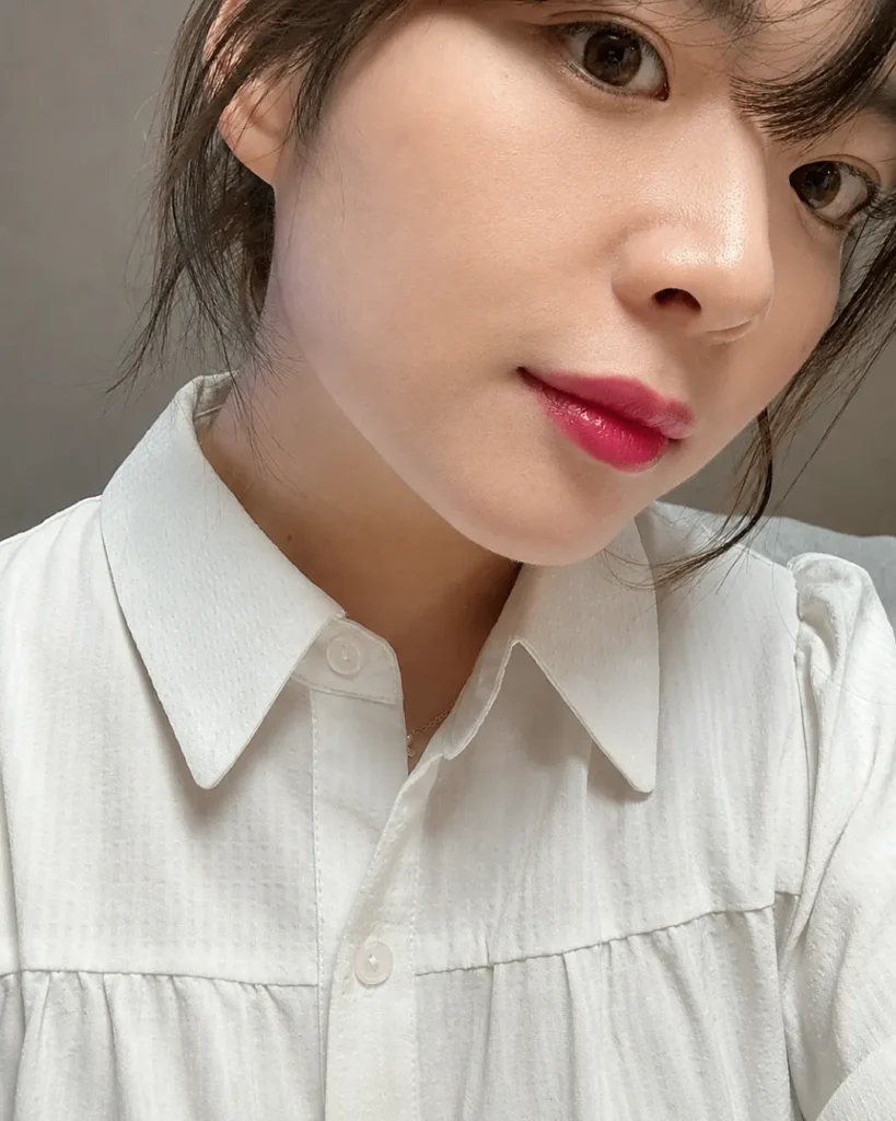 rom&nd Juicy Lasting Tint 19 Summer Scent K-beauty review lip look