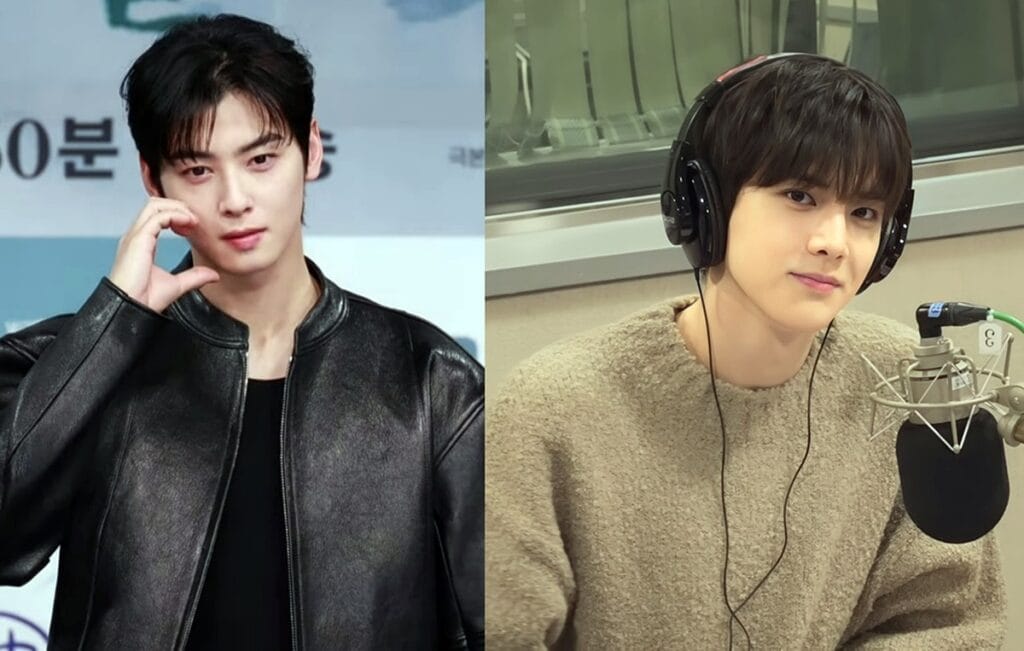 Younghoon and Cha Eun Woo actor-idol visual comparison